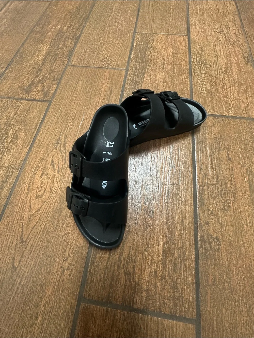 Birkenstock Kids Two-Strap EVA Sandals - Black